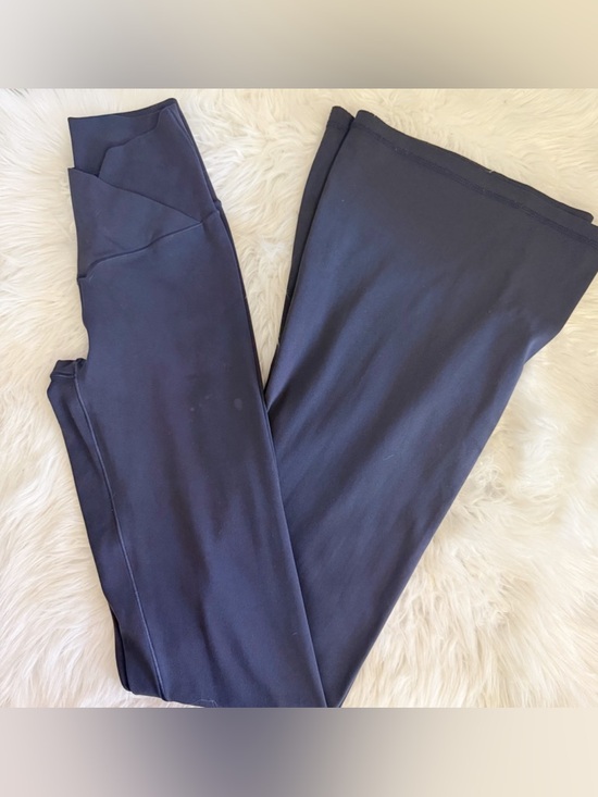 aerie Pants - Aerie OFFLINE Real Me Flare Leggings Navy Small Long High Rise